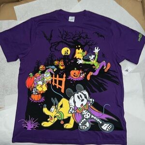 UNISEX Disney Halloween T Shirt Mickey and Friends